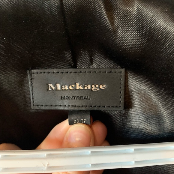 XS Mackage Black Wool Coat, purchased in 2015 - Picture 4 of 5